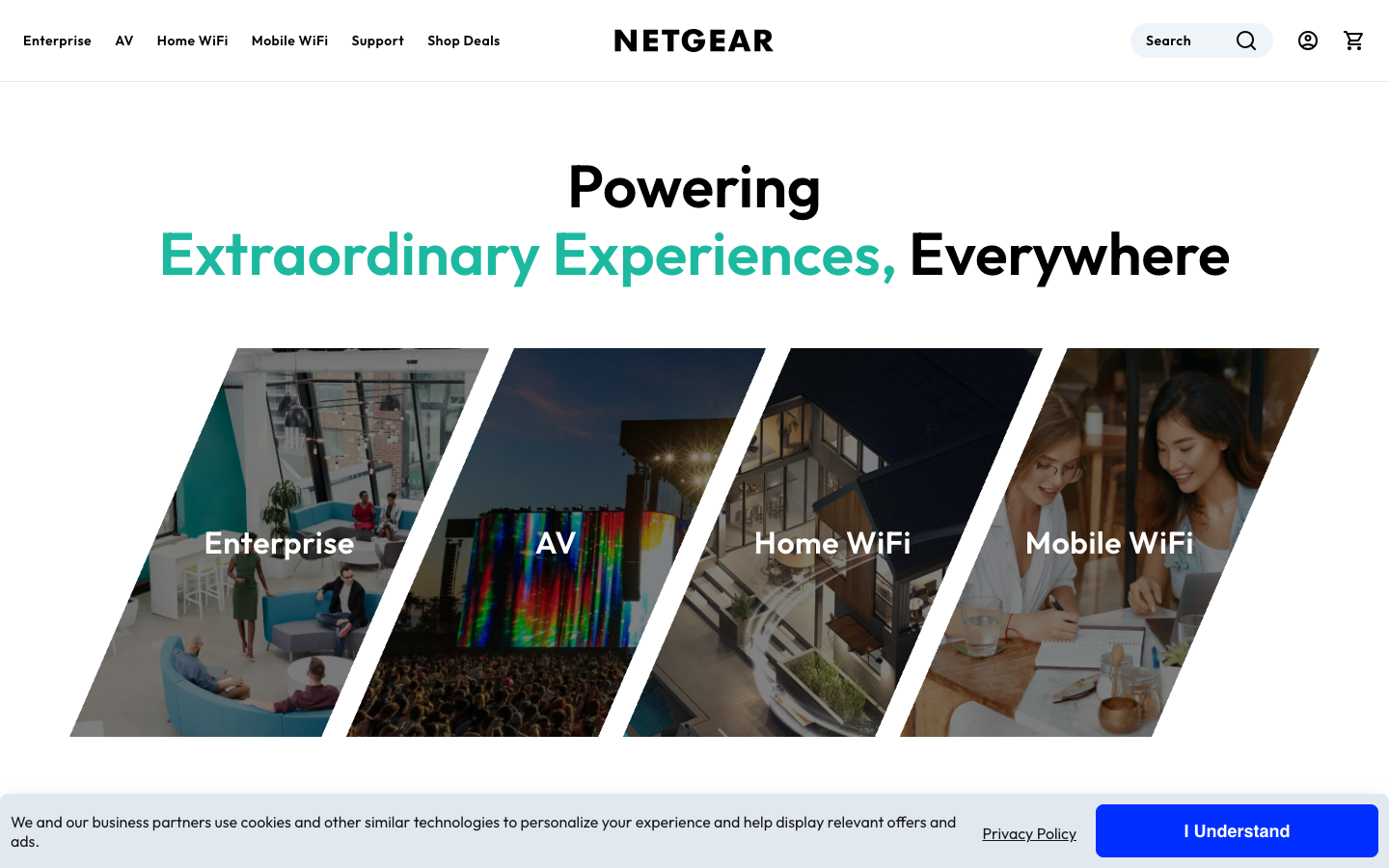 NETGEAR 首屏